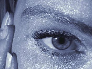 Extreme close up of human eye