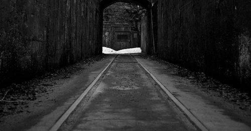 Road in abandoned building