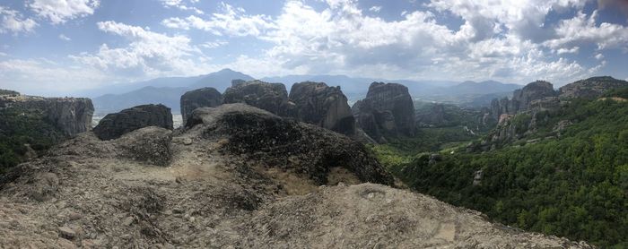 Panoramic view of landscape against sky