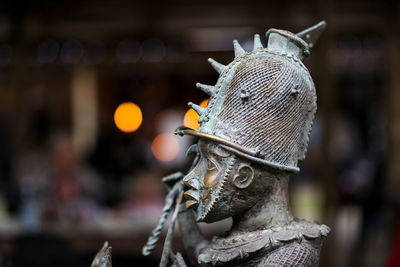 Close-up of buddha statue