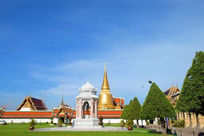 View of temple against sky