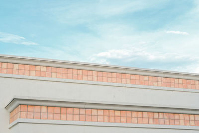 Low angle view of building against sky