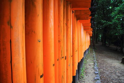 Footpath leading towards temple outside building