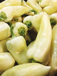 Full frame shot of bell peppers for sale in market