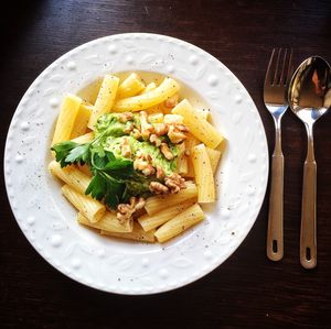 Close-up of served food