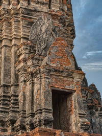 Low angle view of old building