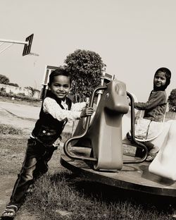 Portrait of mother and girl wearing mask