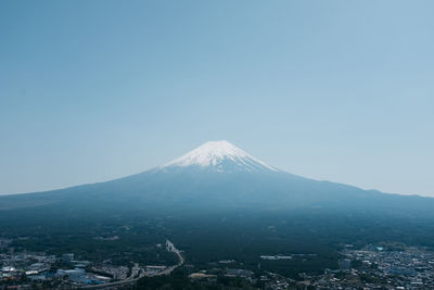 Aerial view of city