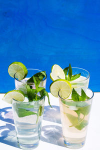 Close-up of drink on table