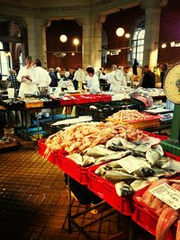 Full frame shot of market stall