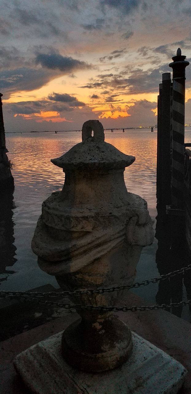 SCENIC VIEW OF SEA DURING SUNSET