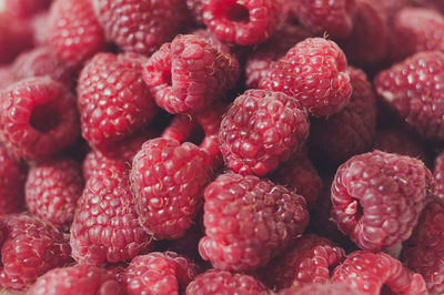 Full frame shot of strawberries