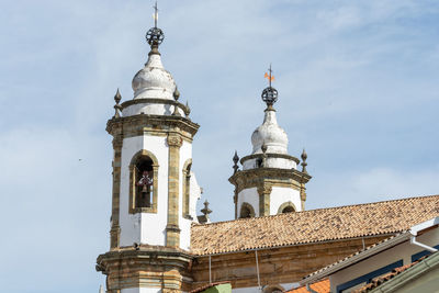 Low angle view of building against sky