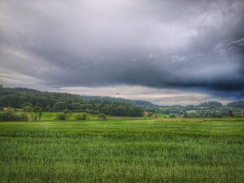 Scenic view of landscape against sky
