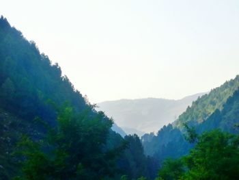 Scenic view of mountains