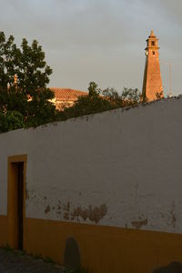 Built structure with trees in background