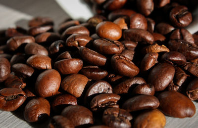 Close-up of coffee beans