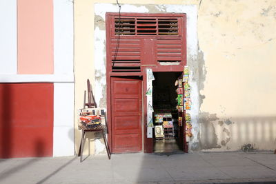 View of sidewalk