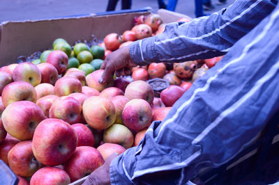 Fruits for sale at market stall