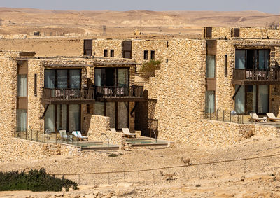 Family of dears visiting the pool in bereshit hotel in mizper ramon. 