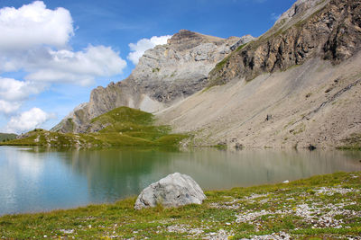 Scenic view of lake