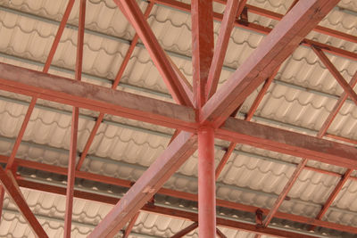 Low angle view of ceiling of building