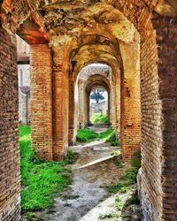 View of old ruin building