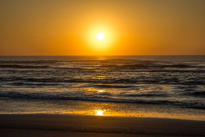 Sunset over sea