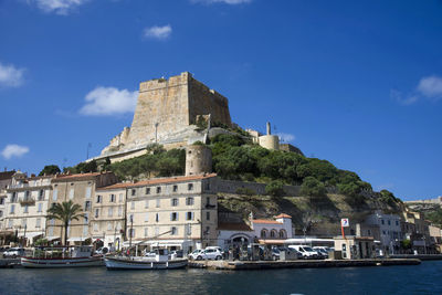 View of buildings at waterfront