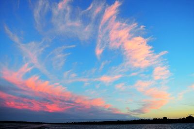 Sunset over sea