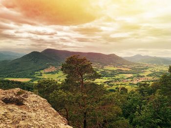 Scenic view of landscape against sky