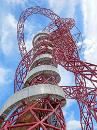 The arcelormittal orbit at london olympic park for the summer 2012 olympics