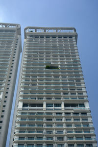 Low angle view of building against clear sky