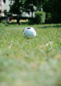 View of a ball on field