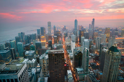 Aerial view of a city