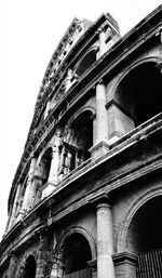 Low angle view of historical building
