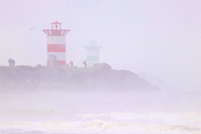 Lighthouse against sky