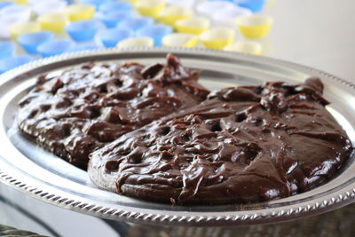 Preparation of brigadeiro. brazilian candy recipe.