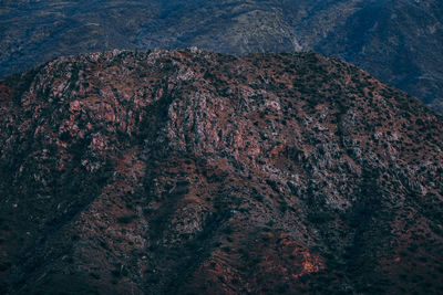 Scenic view of mountain against sky