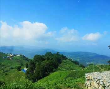 Scenic view of landscape against sky