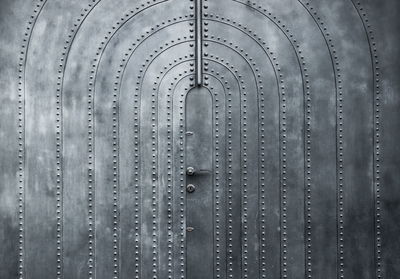 Full frame shot of metallic door