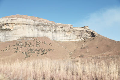 View of desert against sky