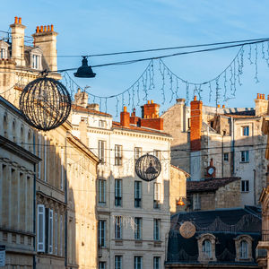 Low angle view of buildings against sky