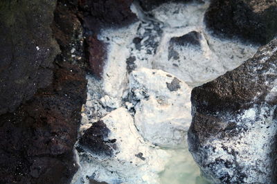 Rocks in water
