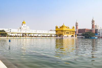 Buildings in water