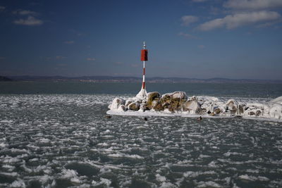 Lake balaton winter 