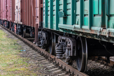 Train on railroad track