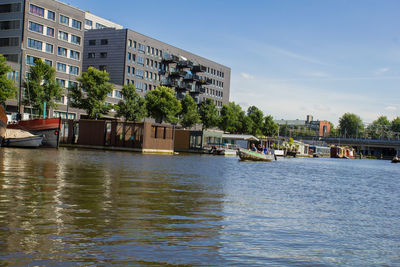 River with buildings in background