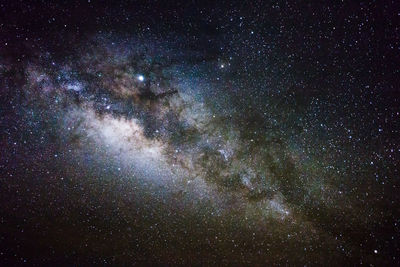 Low angle view of star field at night