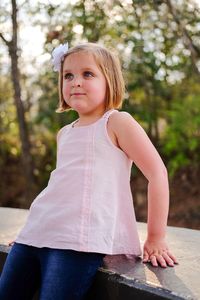 Portrait of girl smiling